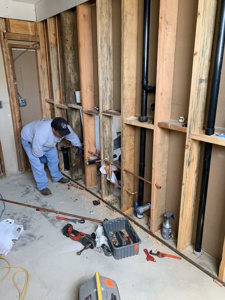Commercial rough-in plumbing for Water Heater Replacement in Lemont